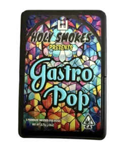 Holy Smokes Premium Water Hash + Live Resin Infused Prerolls | Gastro Pop | 5 Pack
