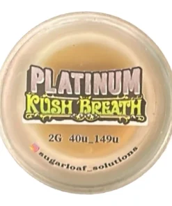 Platinum Kush Breath | 2g Live Rosin | Sugarloaf Solutions