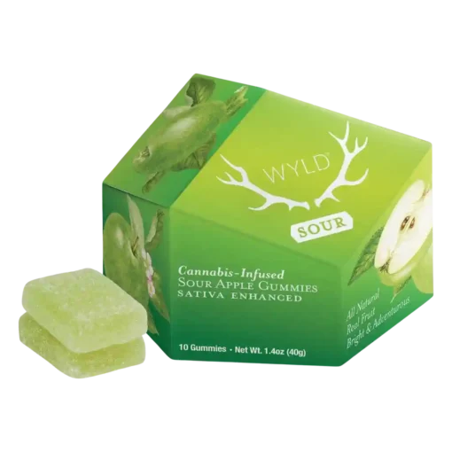 Wyld Gummies | Sour Apple | Sativa