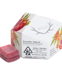 Wyld Gummies | THC:CBD | Pomegranate | Hybrid