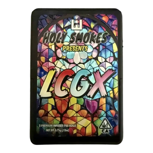 Holy Smokes Premium Water Hash + Live Resin Infused Prerolls | LCGX | 5 Pack