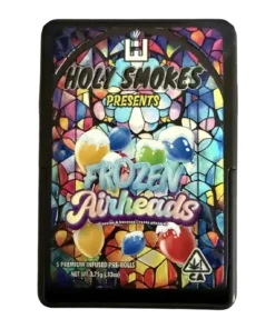 Holy Smokes Premium Water Hash + Live Resin Infused Prerolls | Frozen Airheads | 5 Pack