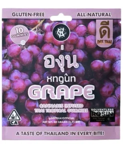 Dee Thai | Solventless Rosin Infused Gummies | Grape