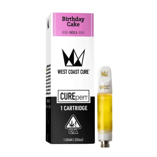 West Coast Cure 1G Cartridge | Birthday Cake | Indica