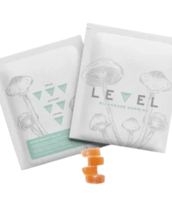 Level | Pomegranate Microdose Gummies | Vegan and Gluten Free | 4G