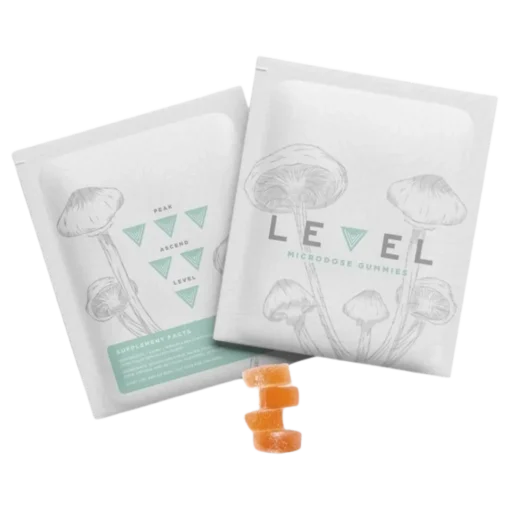 Level | Pomegranate Microdose Gummies | Vegan and Gluten Free | 4G