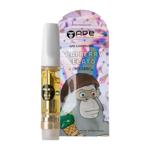 1G Live Resin Cartridge | Açaí Berry Gelato | Hybrid (THC 71%)