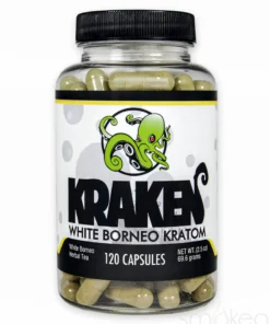 Kraken Kratom White Borneo Kratom Capsules