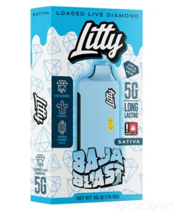 Litty 5g THCA Loaded Live Diamonds Vape - Baja Blast