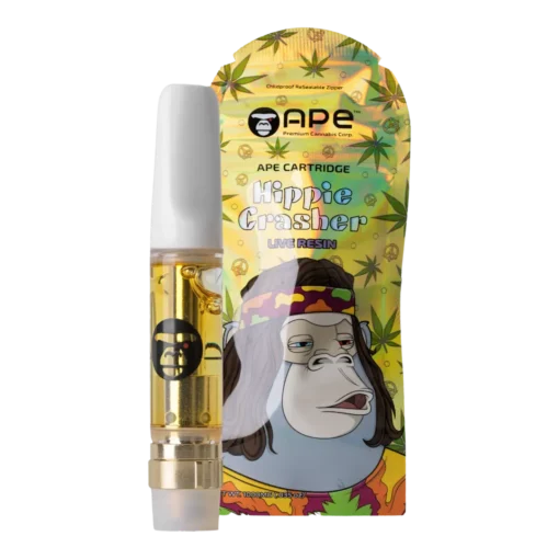 1G Live Resin Cartridge | Hippie Crasher | Indica (THC 89%)
