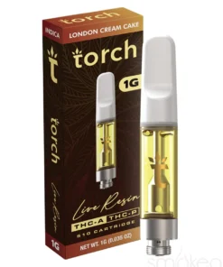 Torch 1g THCA Live Resin Blend Cartridge - London Cream Cake