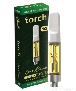 Torch 1g THCA Live Resin Blend Cartridge - Miracle Alien Cookies