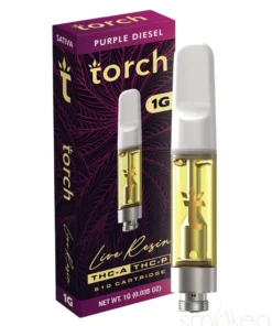 Torch 1g THCA Live Resin Blend Cartridge - Purple Diesel