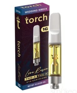 Torch 1g THCA Live Resin Blend Cartridge - Wedding Wreck