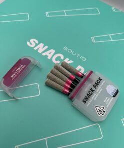 BOUTIQ SNACK PACK, boutiq pre rolls, boutiq mini joints, boutiq infused minis, boutique infused pre rolls